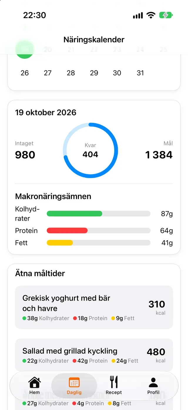 Näringskalender