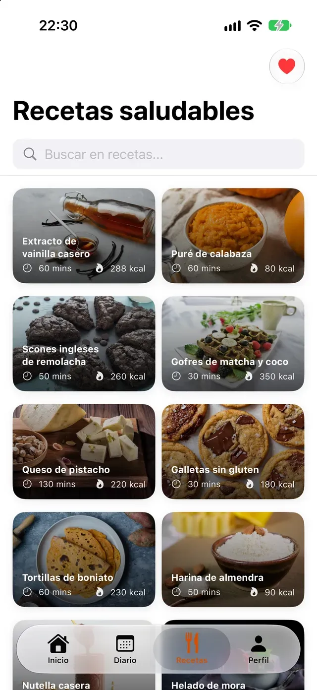 Recetas saludables