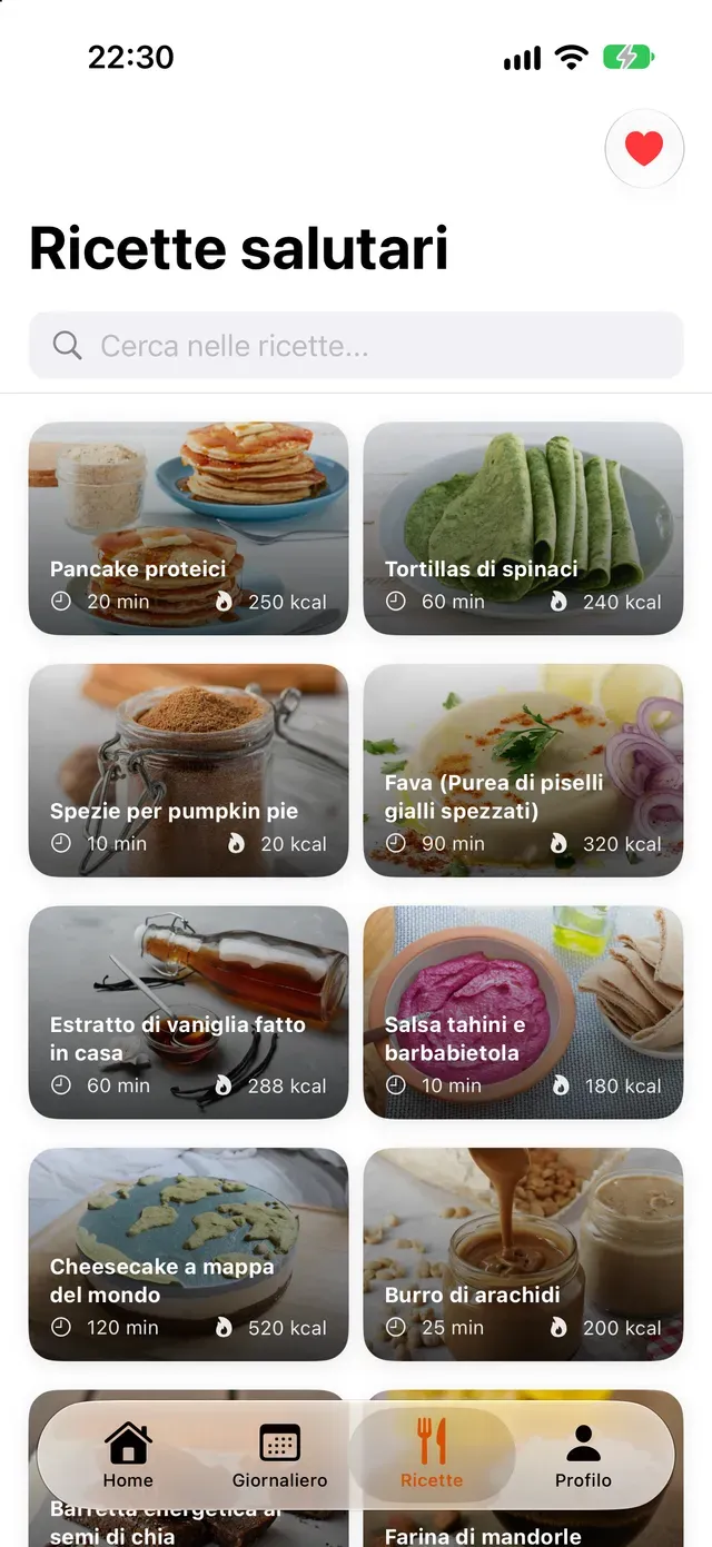 Ricette salutari