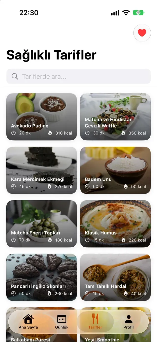 Sağlıklı Tarifler