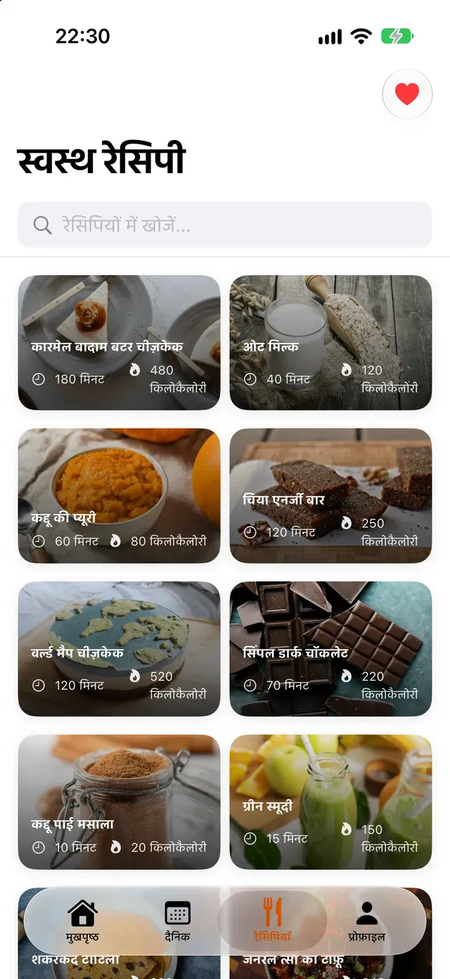 स्वस्थ रेसिपी